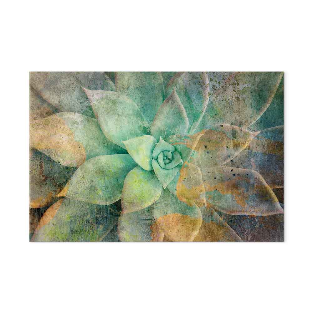Blooming Flowers Multicolor Canvas Print