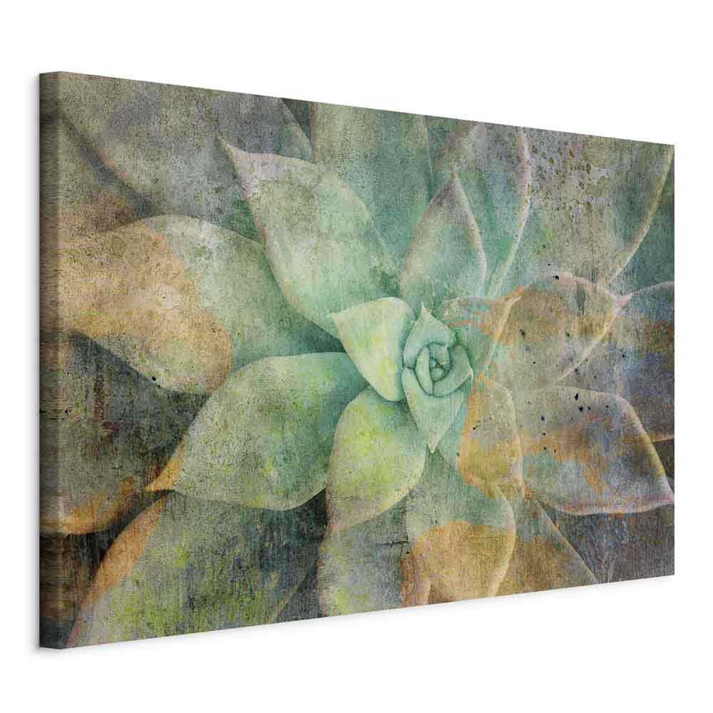 Blooming Flowers Multicolor Canvas Print