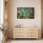 Blooming Flowers Multicolor Canvas Print