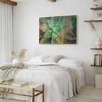 Blooming Flowers Multicolor Canvas Print