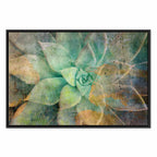 Blooming Flowers Multicolor Canvas Print