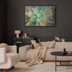 Blooming Flowers Multicolor Canvas Print