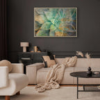 Blooming Flowers Multicolor Canvas Print