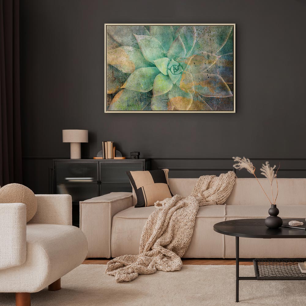 Blooming Flowers Multicolor Canvas Print