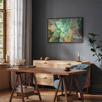 Blooming Flowers Multicolor Canvas Print