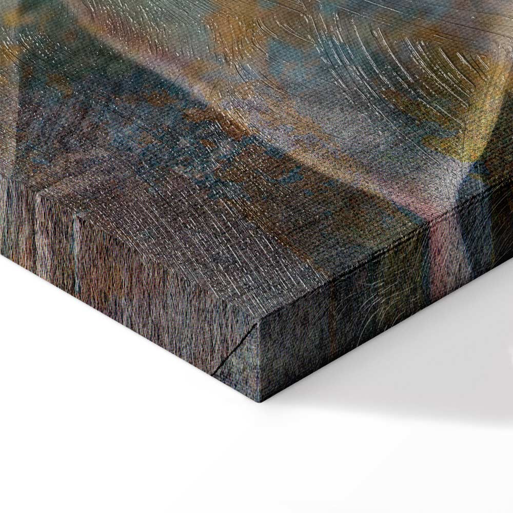 Blooming Flowers Multicolor Canvas Print