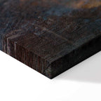 Copper Leaf Abstract Texture Canvas Print