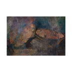 Copper Leaf Abstract Texture Canvas Print