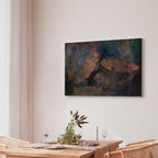 Copper Leaf Abstract Texture Canvas Print