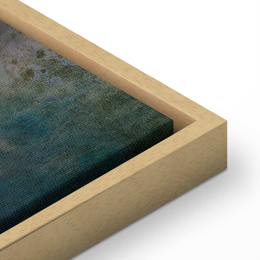 Copper Leaf Abstract Texture Canvas Print