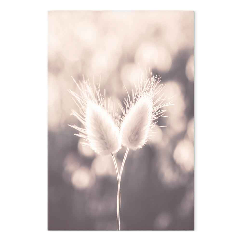 Soft Floral Nature Vertical Canvas Print