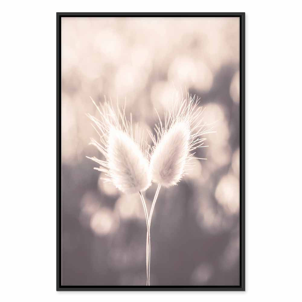 Soft Floral Nature Vertical Canvas Print