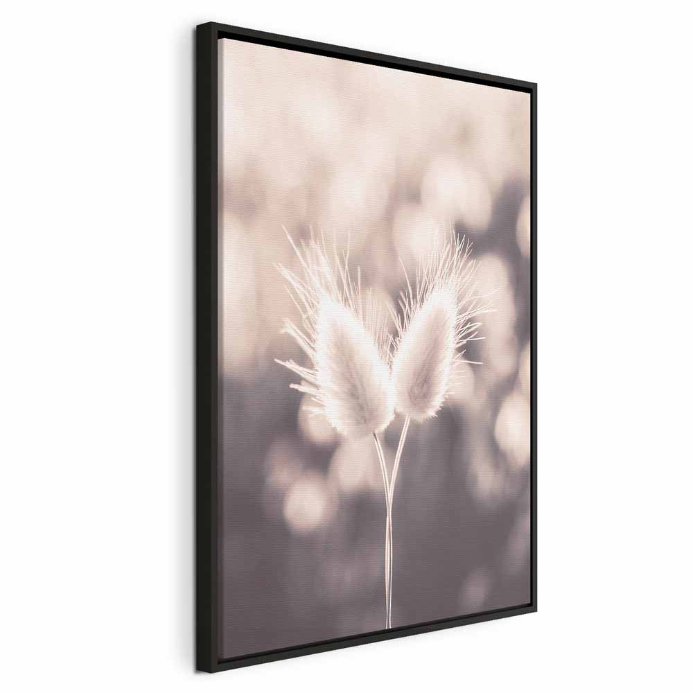 Soft Floral Nature Vertical Canvas Print