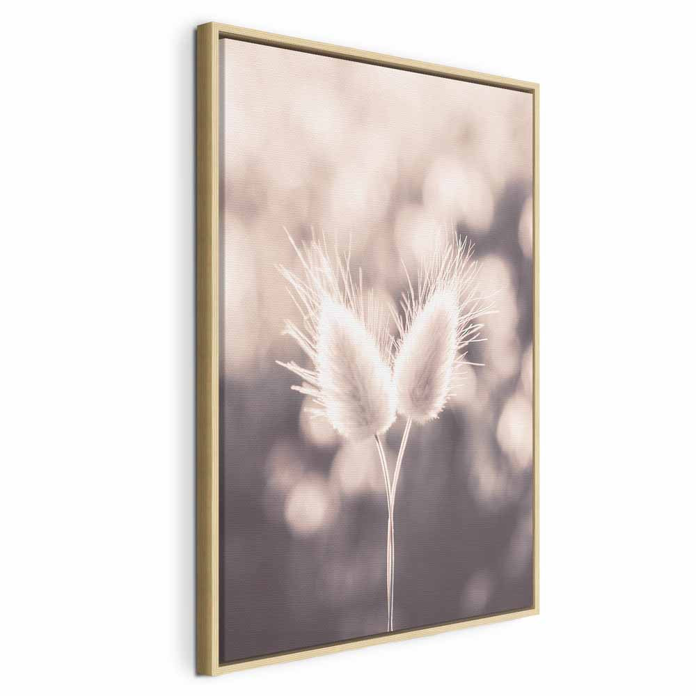 Soft Floral Nature Vertical Canvas Print