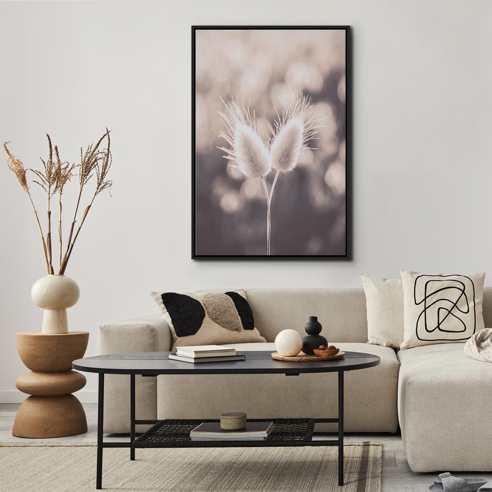 Soft Floral Nature Vertical Canvas Print