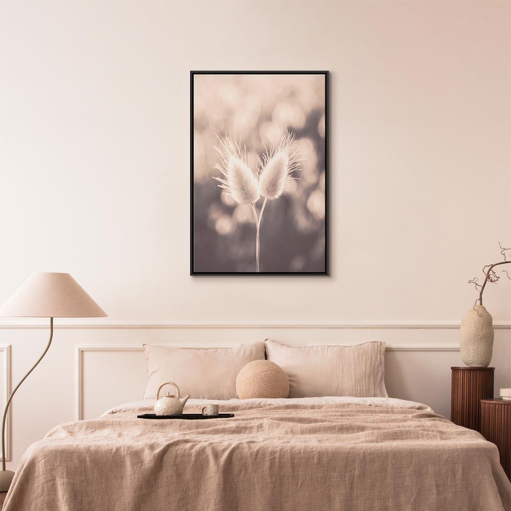 Soft Floral Nature Vertical Canvas Print