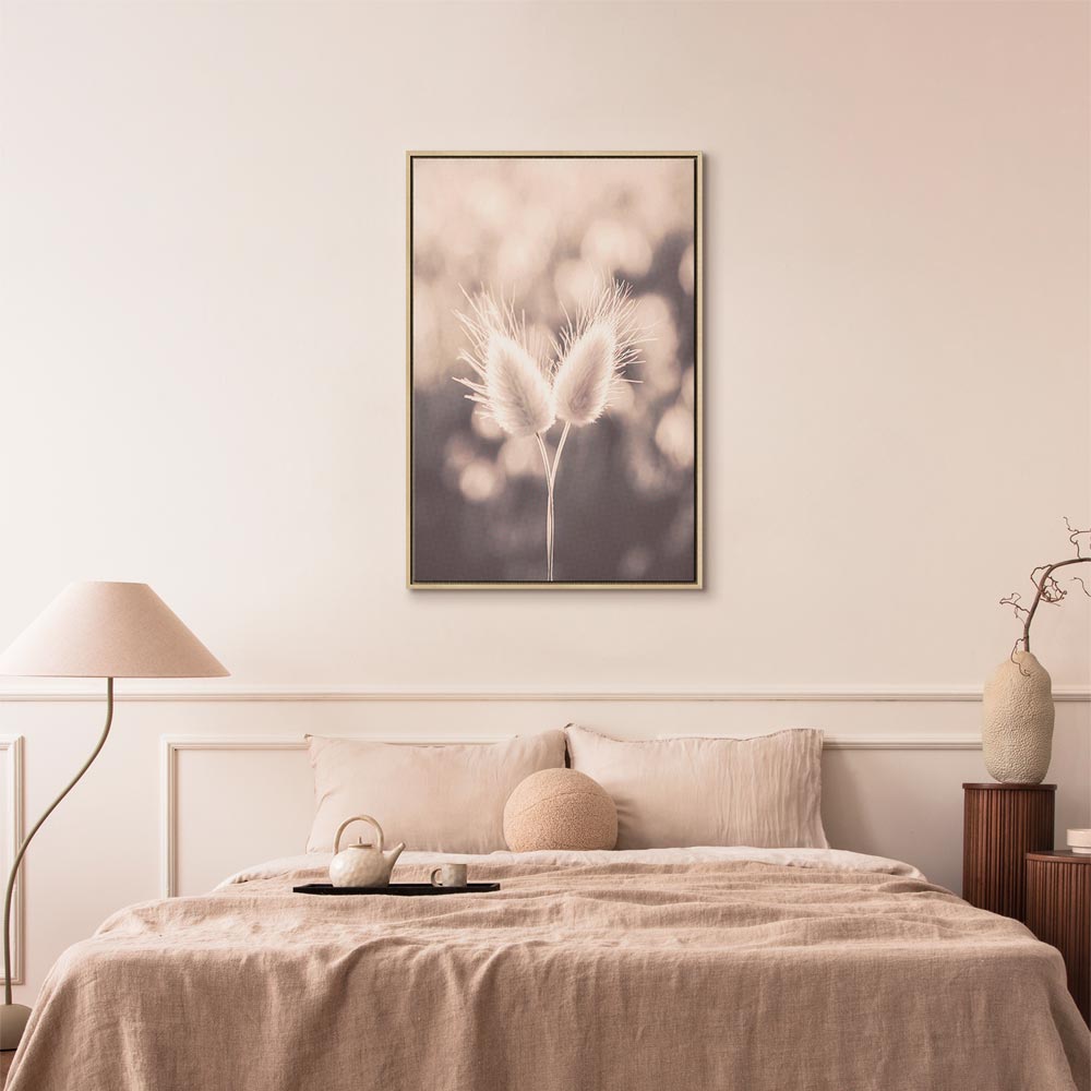 Soft Floral Nature Vertical Canvas Print