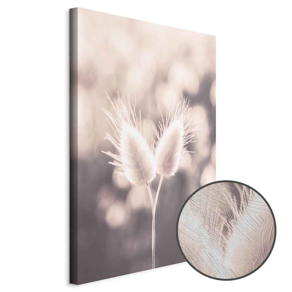 Soft Floral Nature Vertical Canvas Print