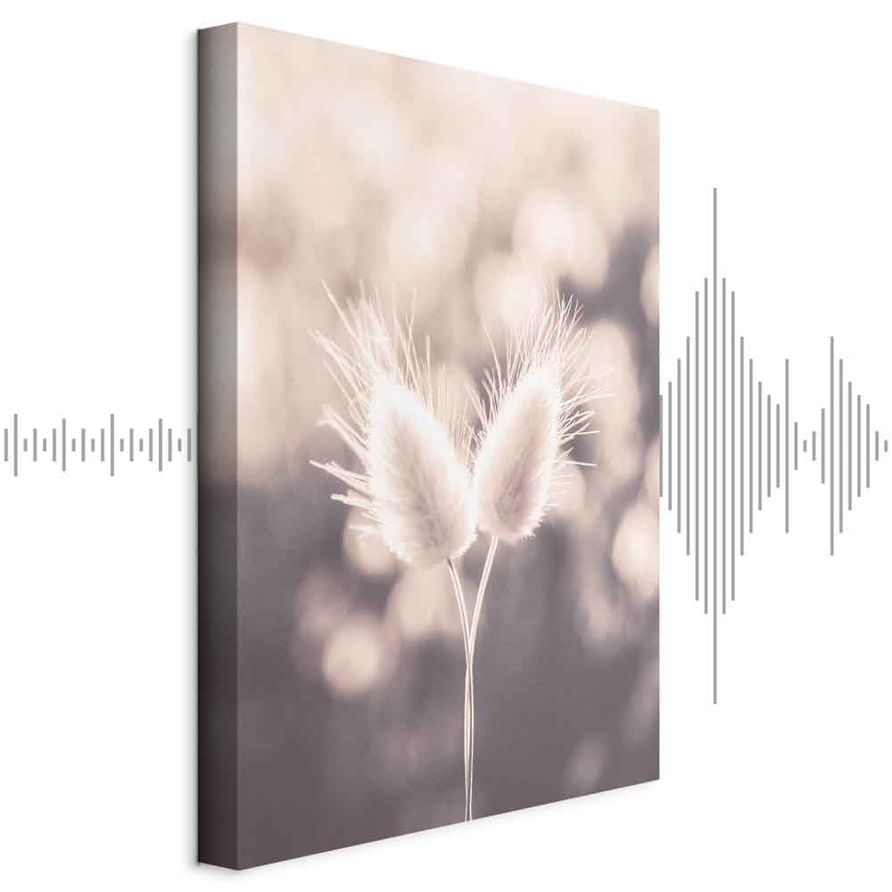 Soft Floral Nature Vertical Canvas Print