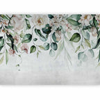 Mint Botanical Garden Floral Wall Mural