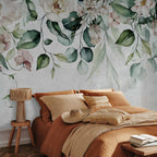 Mint Botanical Garden Floral Wall Mural