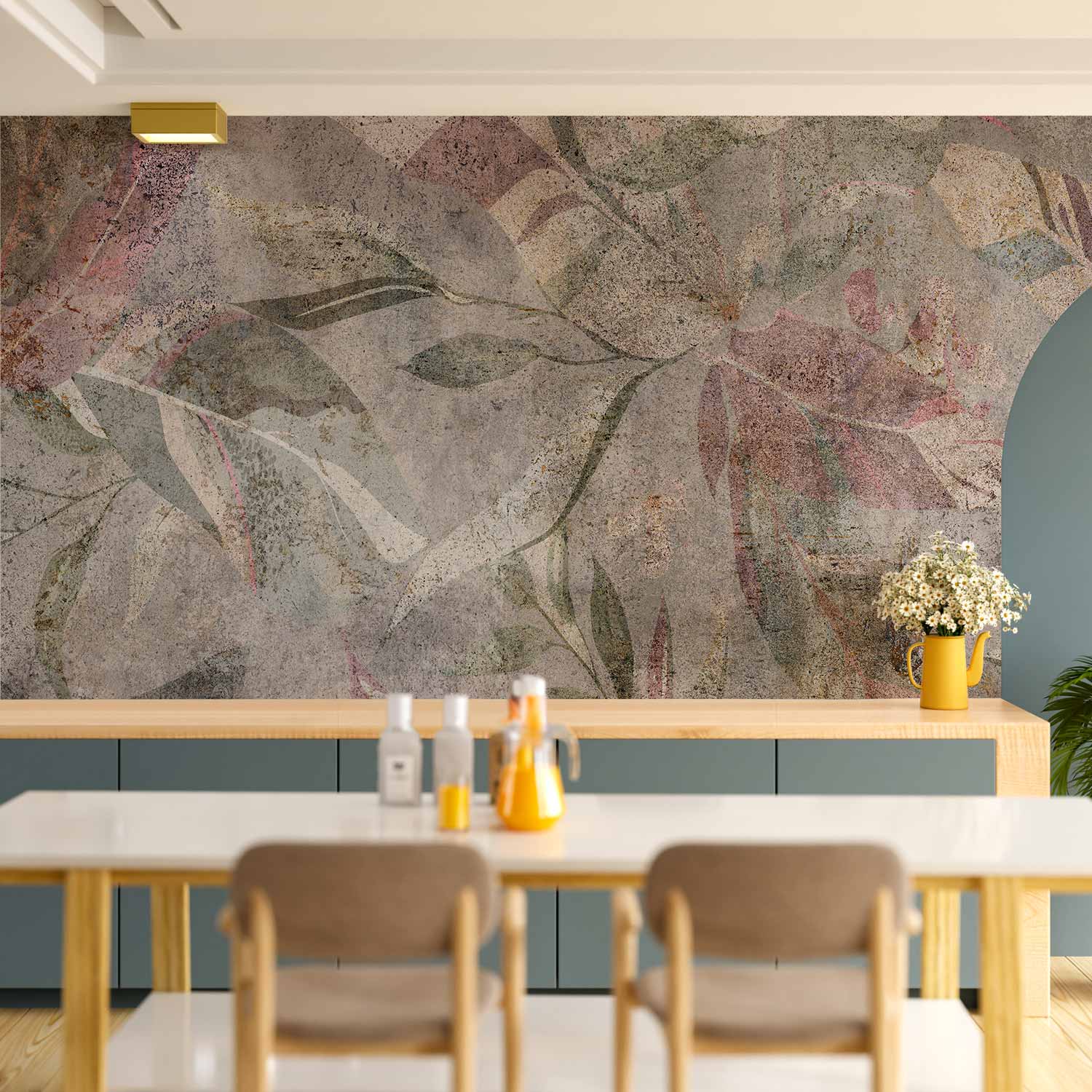 Venetian Fresco Colors Textured Wall Mural