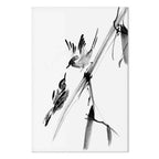 Winged Love Bird Animals Canvas Print