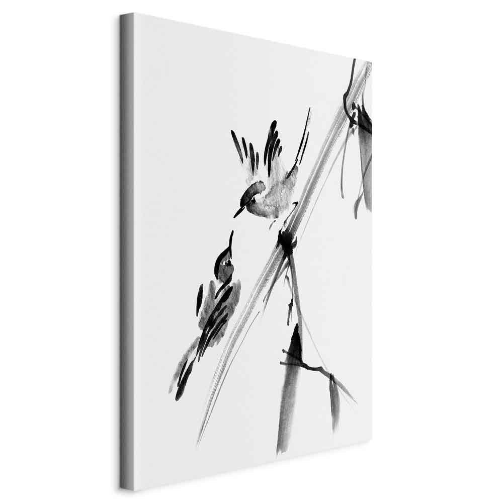 Winged Love Bird Animals Canvas Print