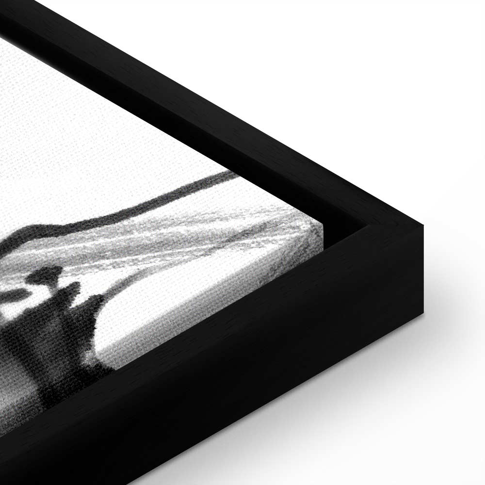 Winged Love Bird Animals Canvas Print