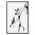Winged Love Bird Animals Canvas Print
