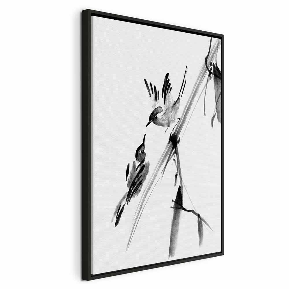 Winged Love Bird Animals Canvas Print