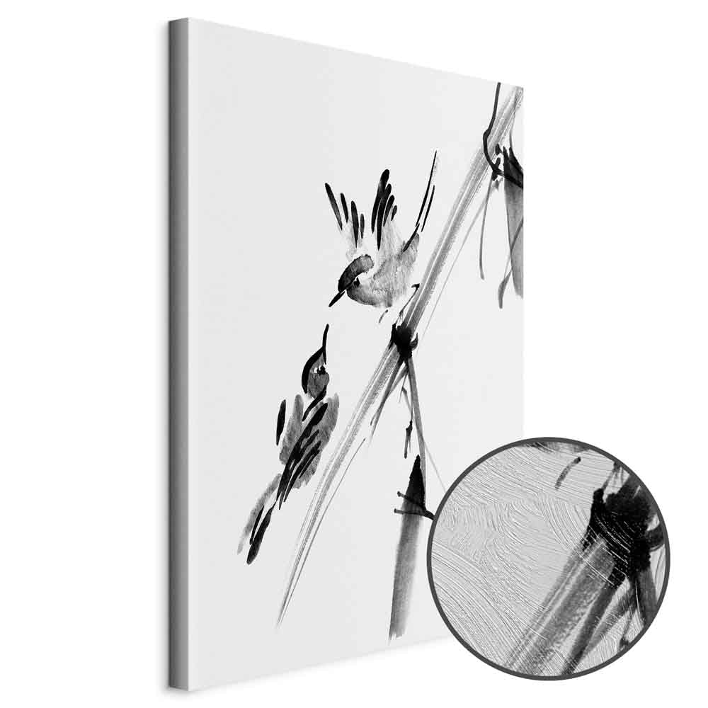 Winged Love Bird Animals Canvas Print