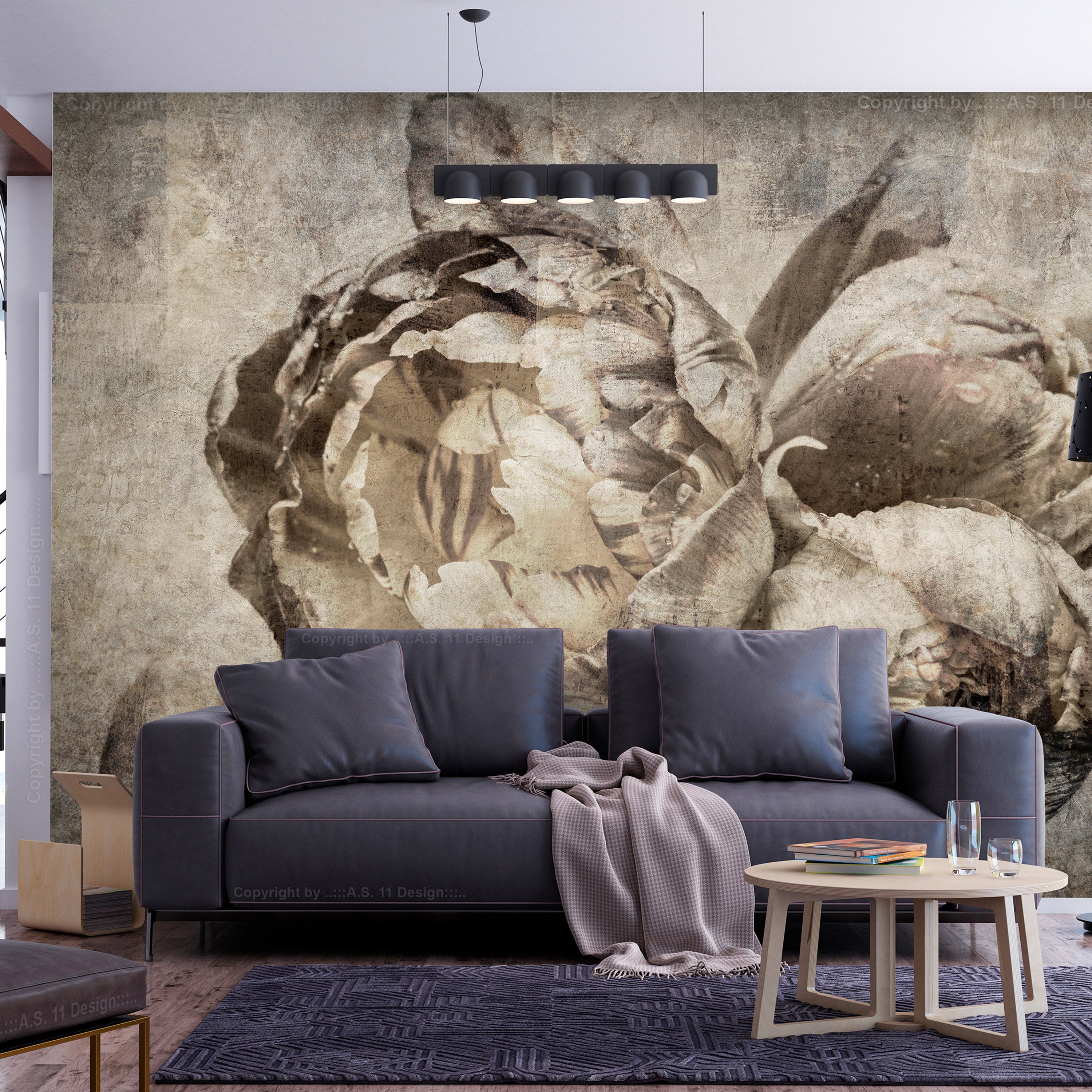 Wall Mural Industrial Bunch - Multicoloured