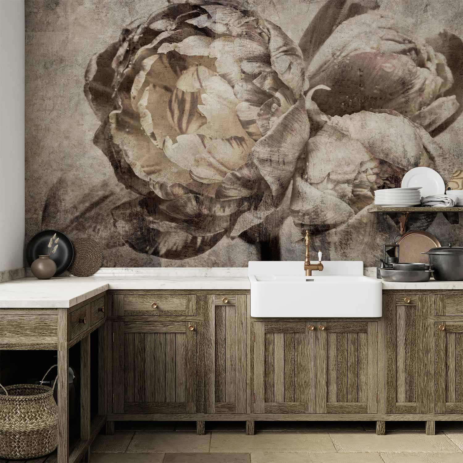 Wall Mural Industrial Bunch - Multicoloured