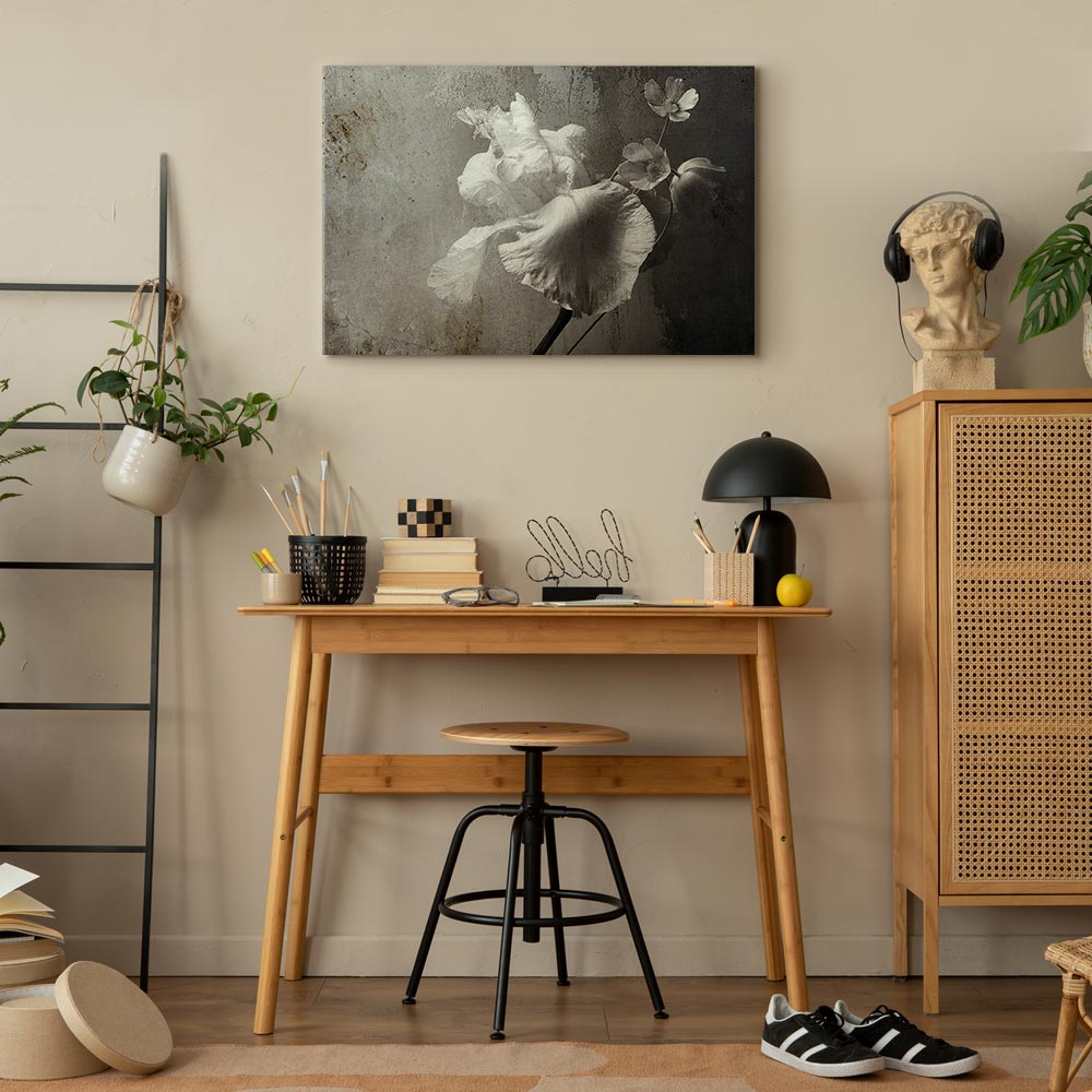 Venetian Floral Splendor Wide Canvas Print