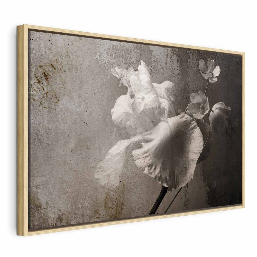 Venetian Floral Splendor Wide Canvas Print