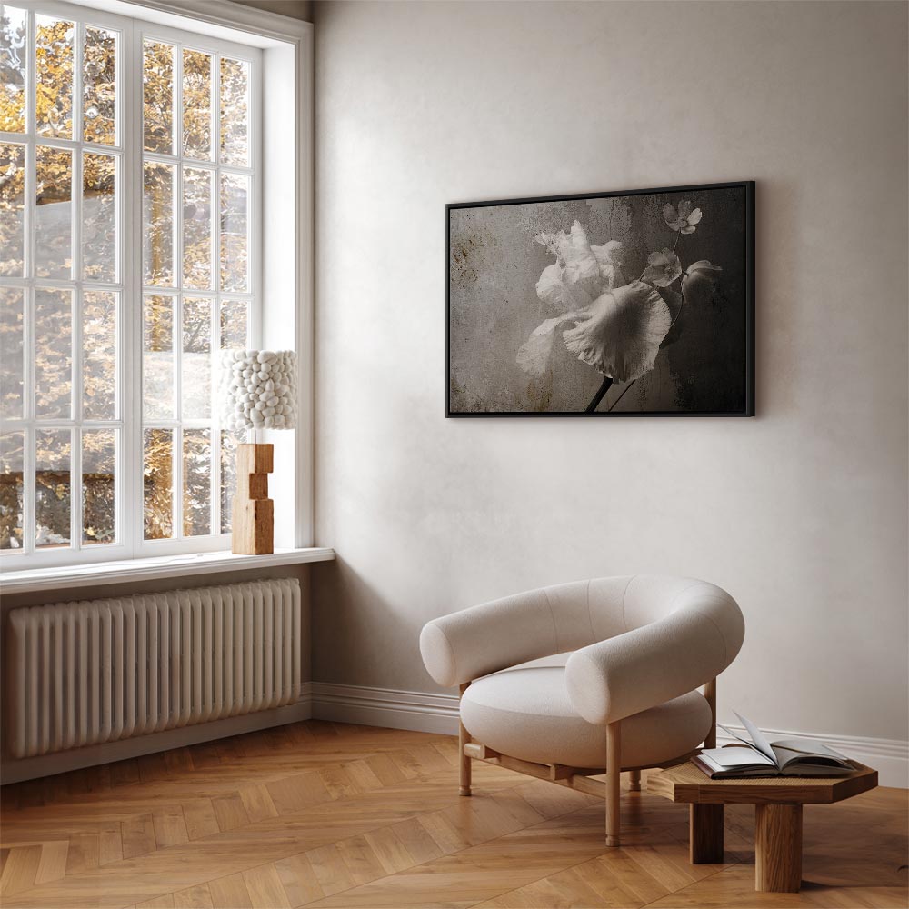 Venetian Floral Splendor Wide Canvas Print