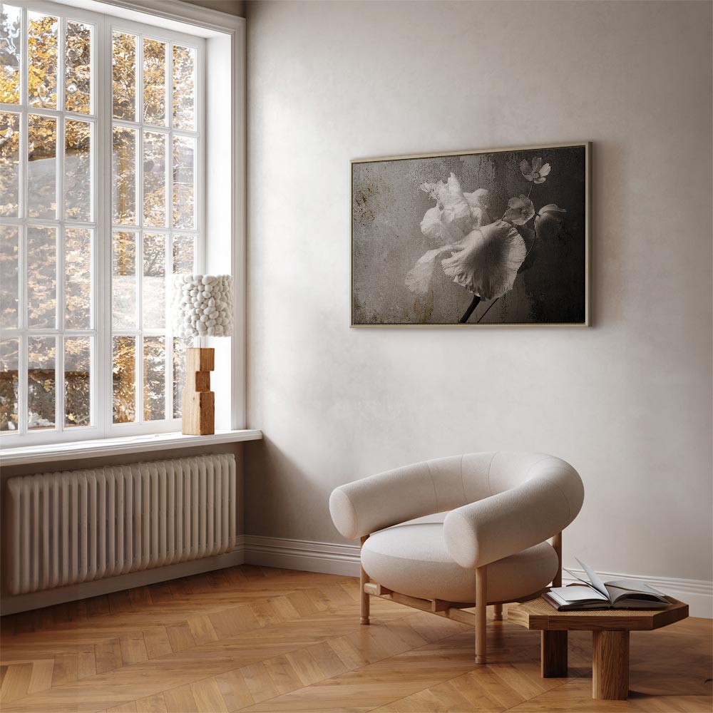 Venetian Floral Splendor Wide Canvas Print