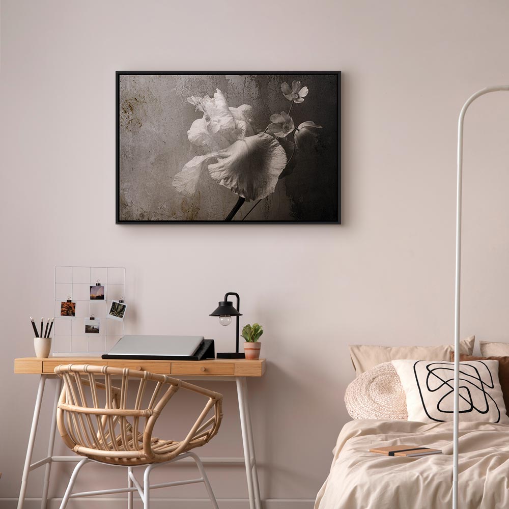 Venetian Floral Splendor Wide Canvas Print