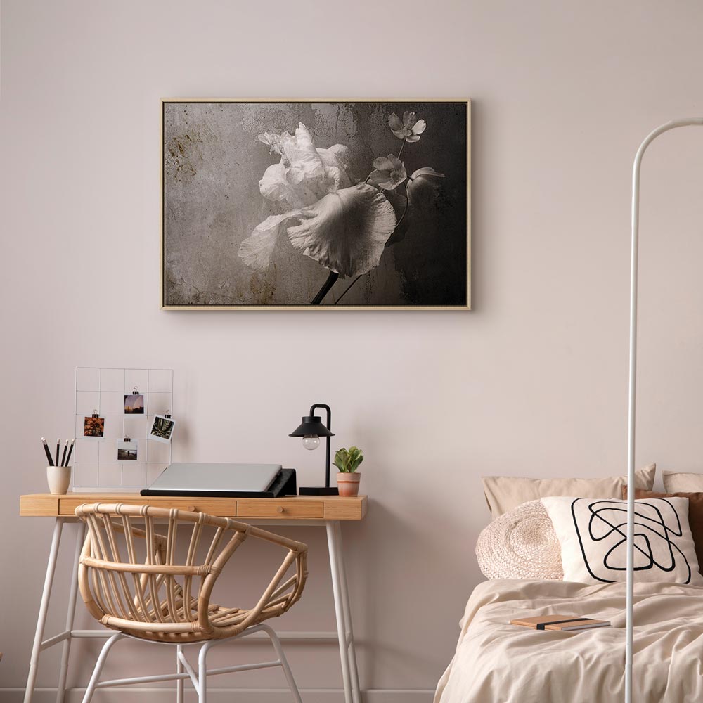 Venetian Floral Splendor Wide Canvas Print