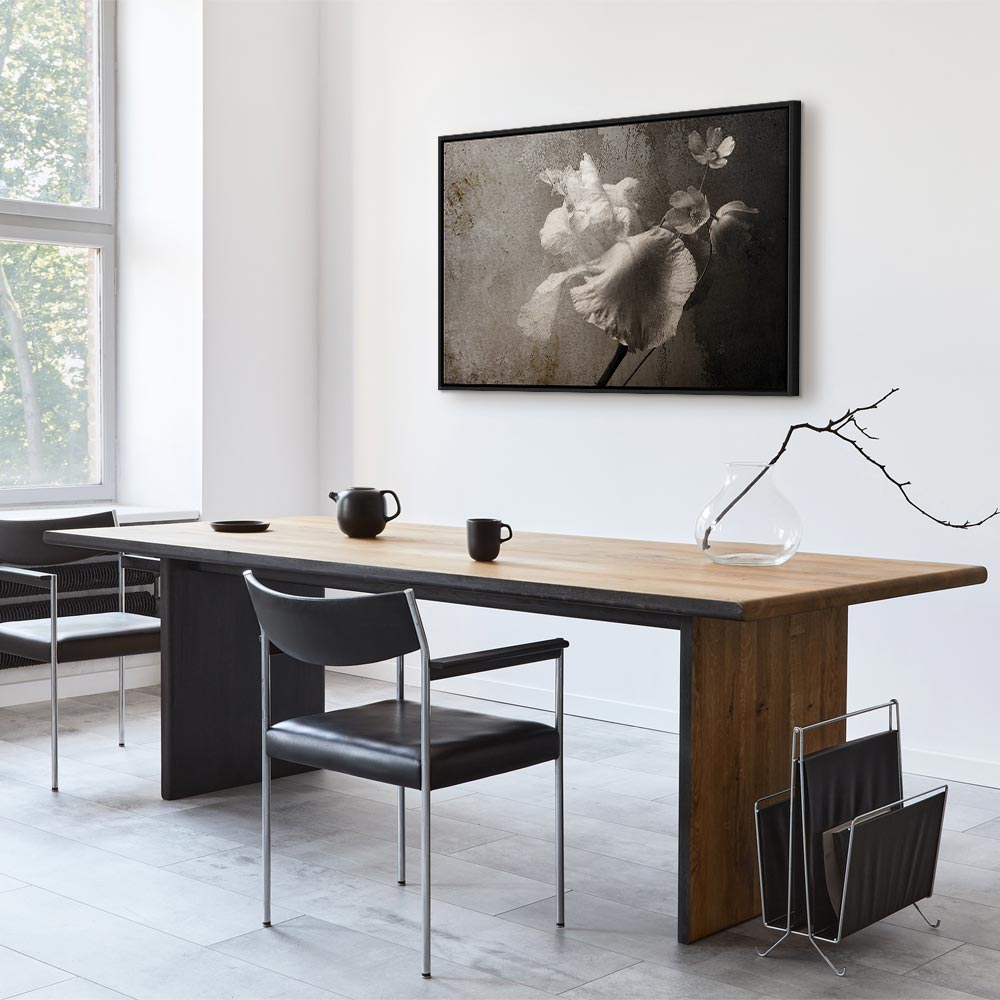 Venetian Floral Splendor Wide Canvas Print