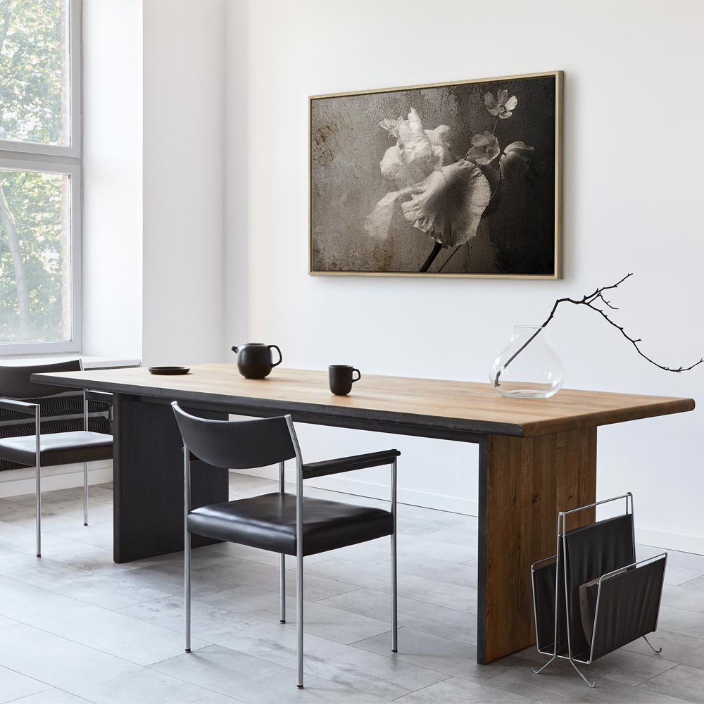 Venetian Floral Splendor Wide Canvas Print