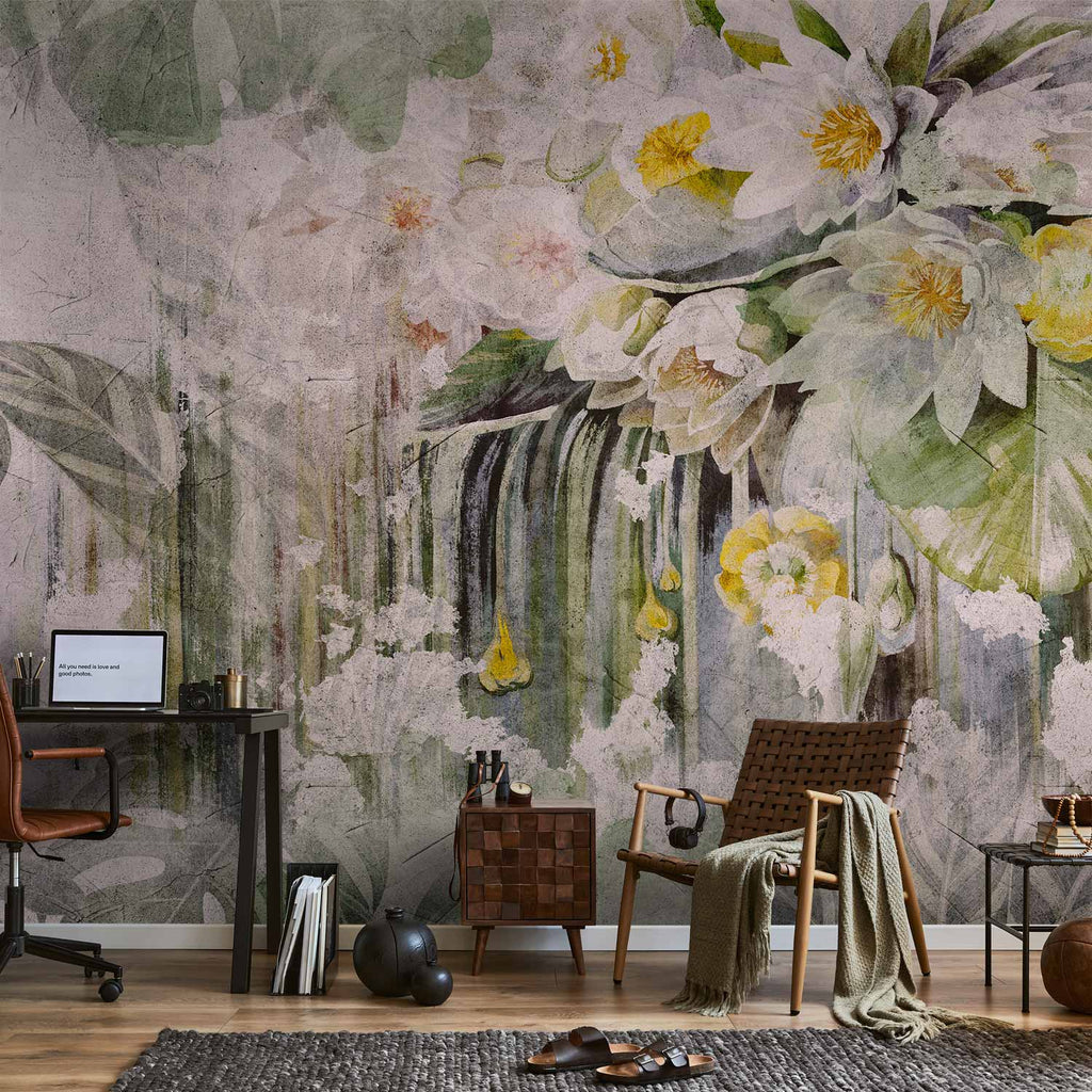 Wild Floral Moment Nature Wall Mural