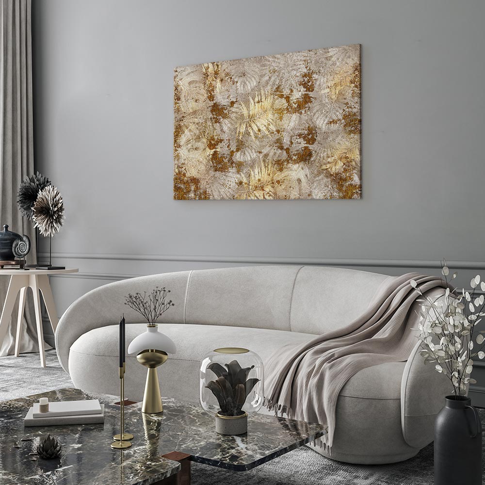 Tropical Leaves Nature Canvas Print