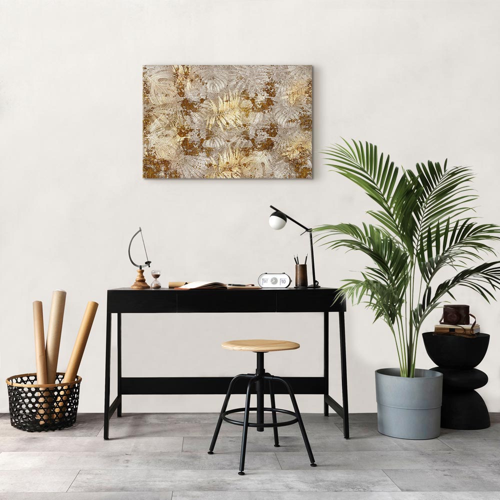 Tropical Leaves Nature Canvas Print