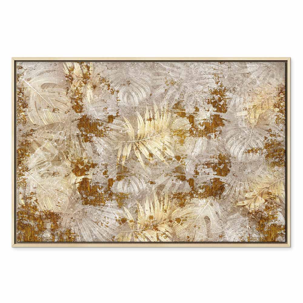 Tropical Leaves Nature Canvas Print