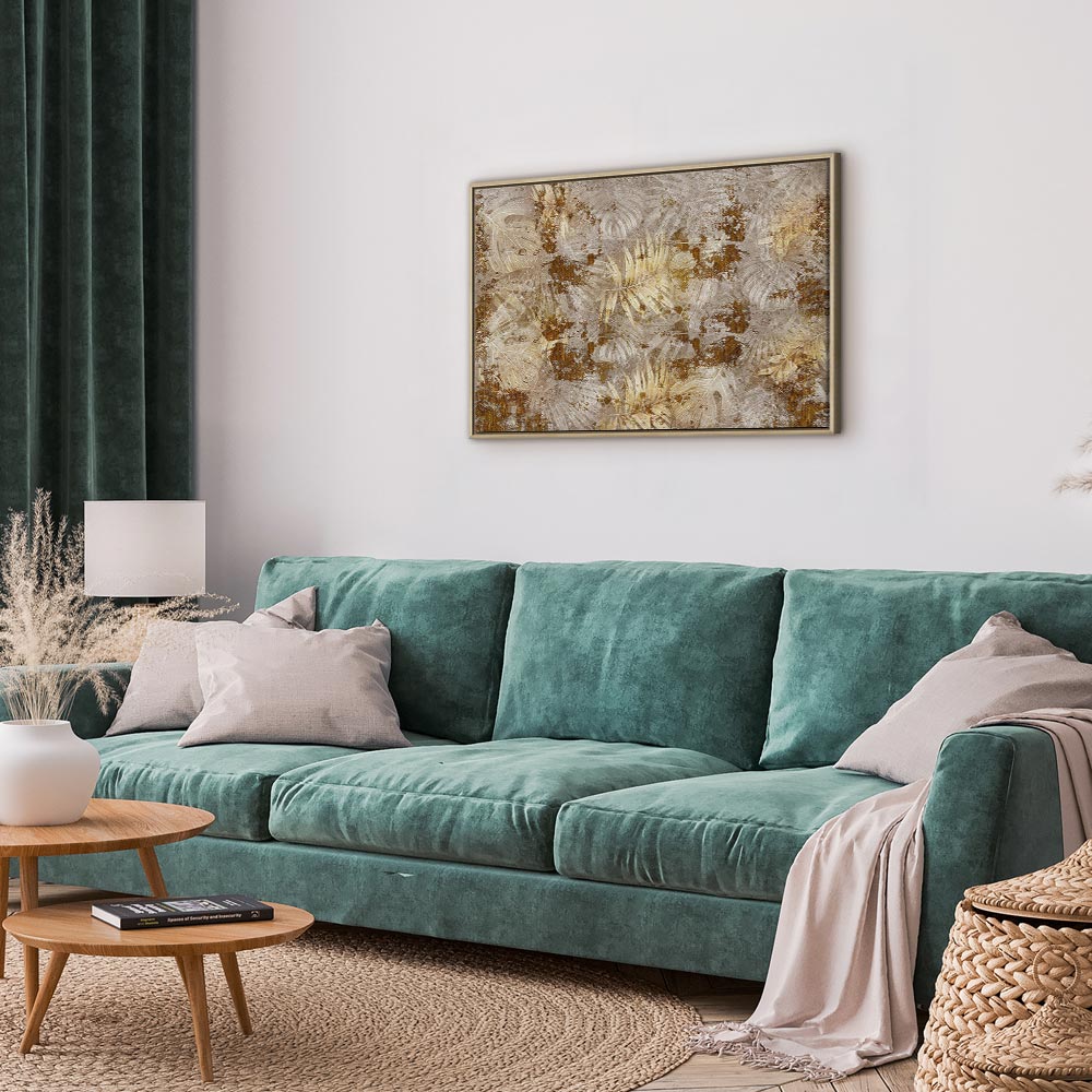 Tropical Leaves Nature Canvas Print