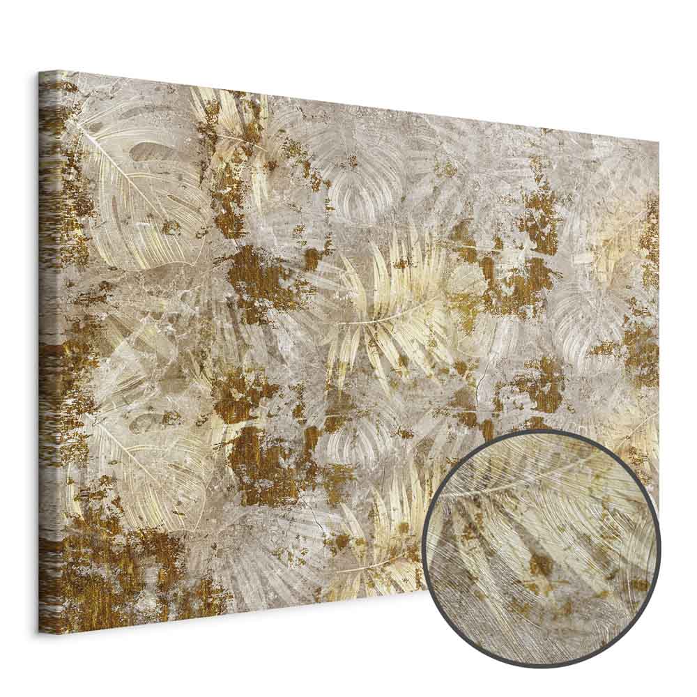 Tropical Leaves Nature Canvas Print