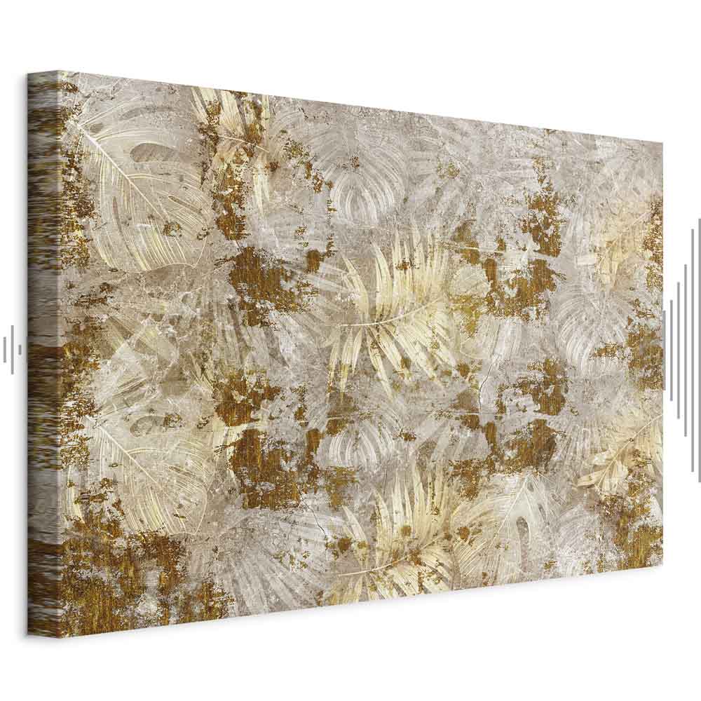 Tropical Leaves Nature Canvas Print