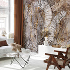 Wall Mural Leaves Honey Plumes